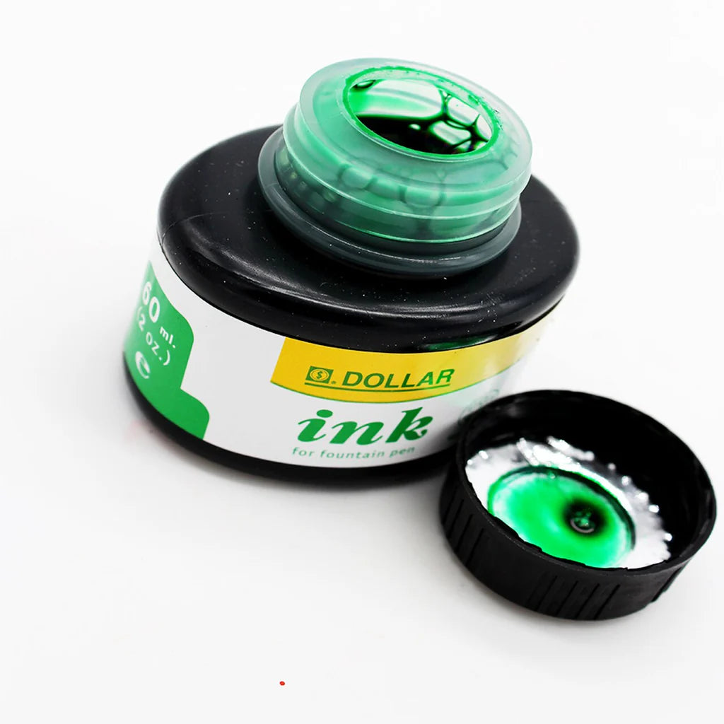 Dollar Green Fountain Pen Ink 60ml