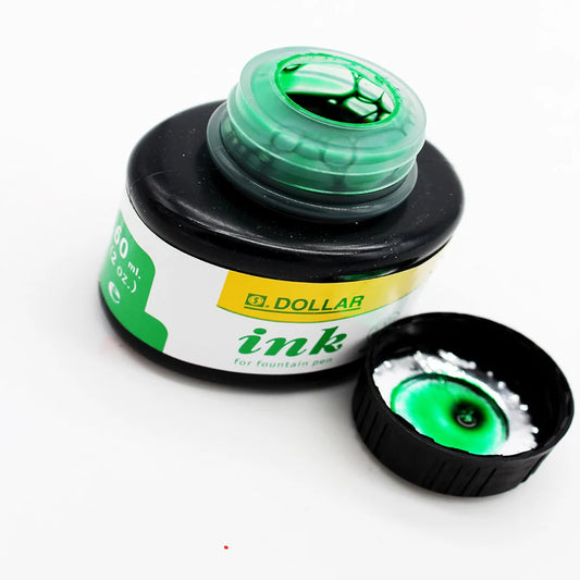 Dollar Green Fountain Pen Ink 60ml