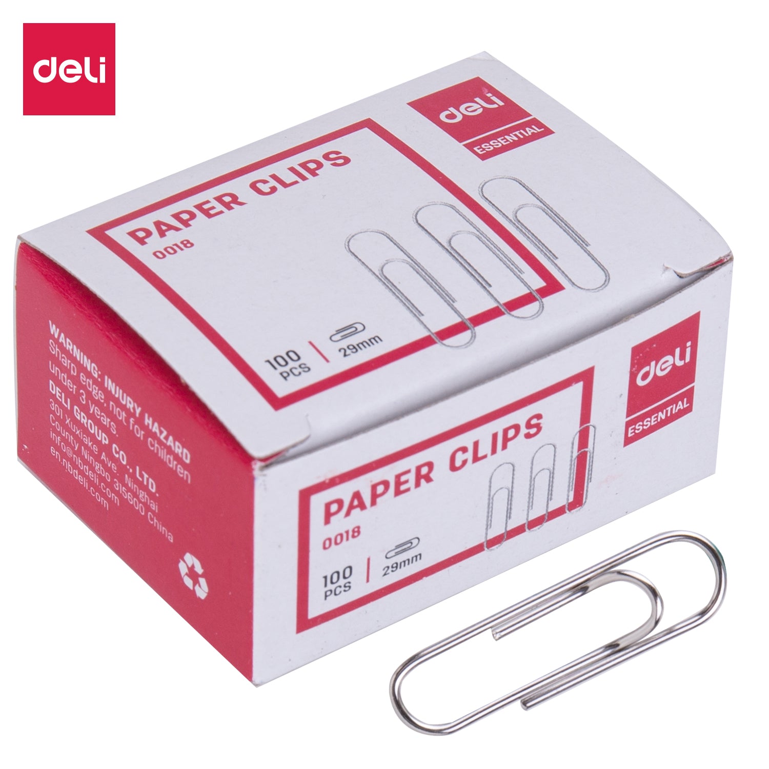 Deli-E0018 Paper Clips - Deli