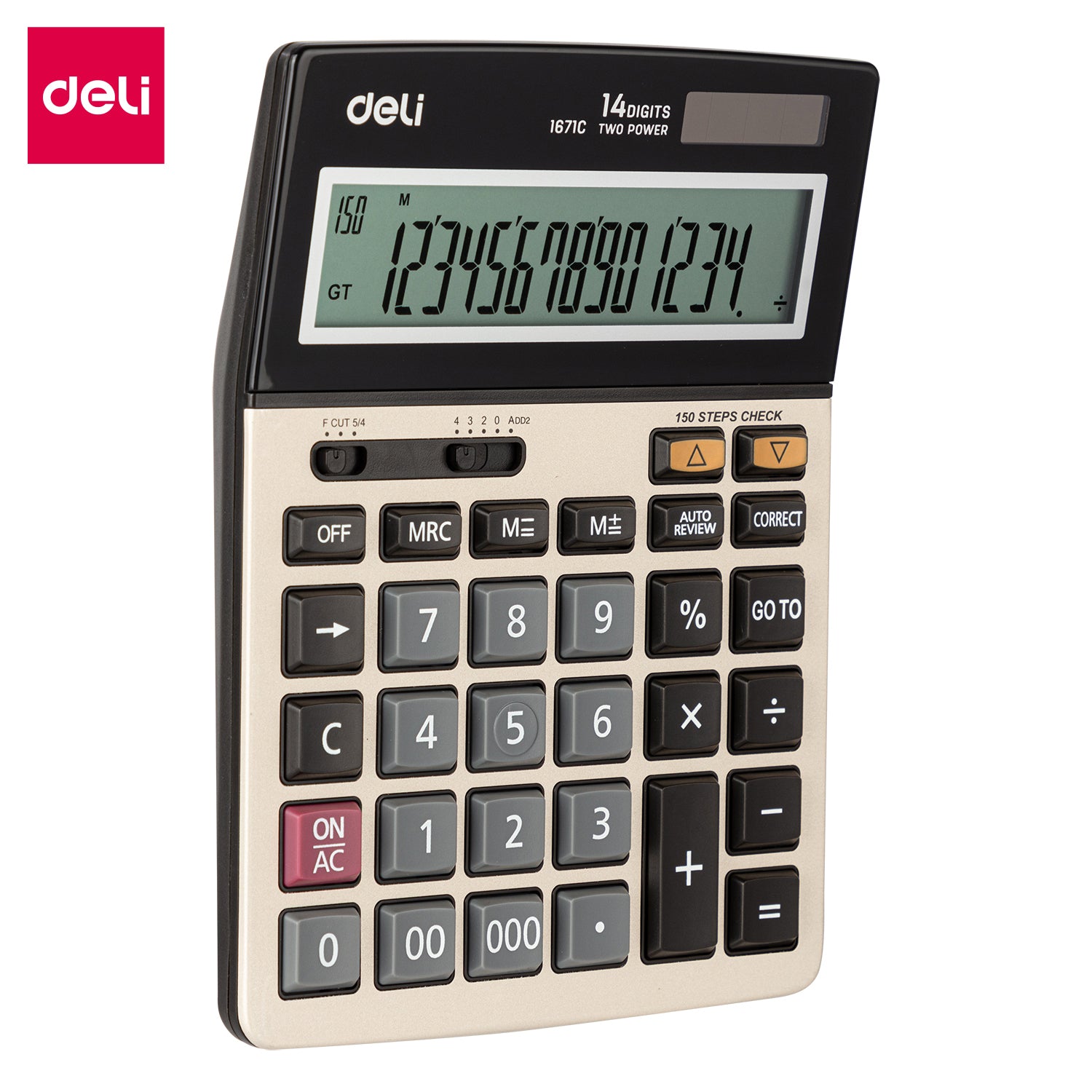 Deli-E1671C Desktop Calculator - Deli