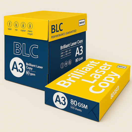 BLC -  Paper Ream - A3 - 80 GSM - 1 Ream (500 pages)