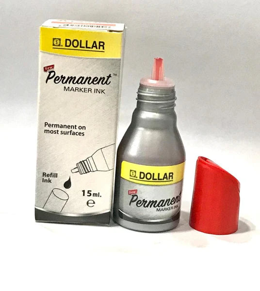 Dollar Permanent Marker Ink Bottle 15ml