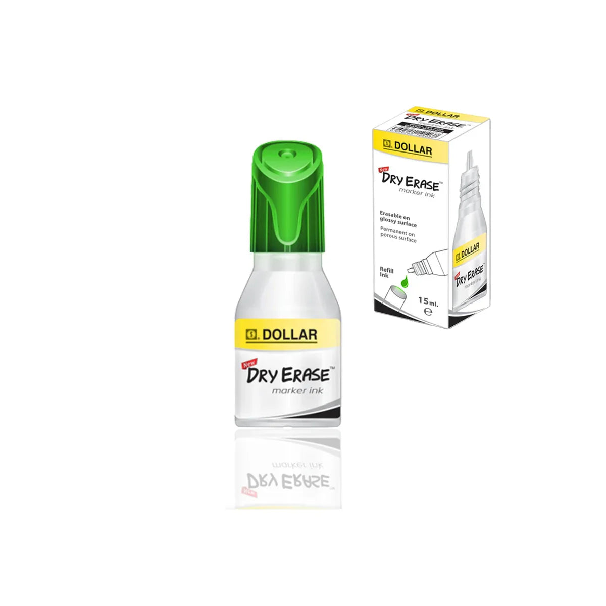 Dollar Dry Erase White Board Marker Ink Bottle 15ml