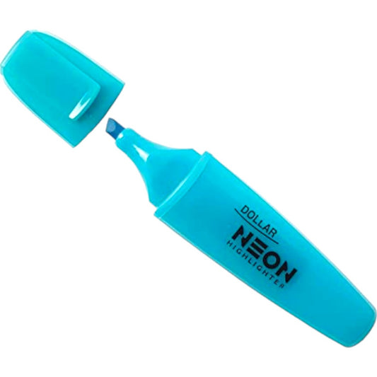 Dollar Neon Highlighter - Blue -
