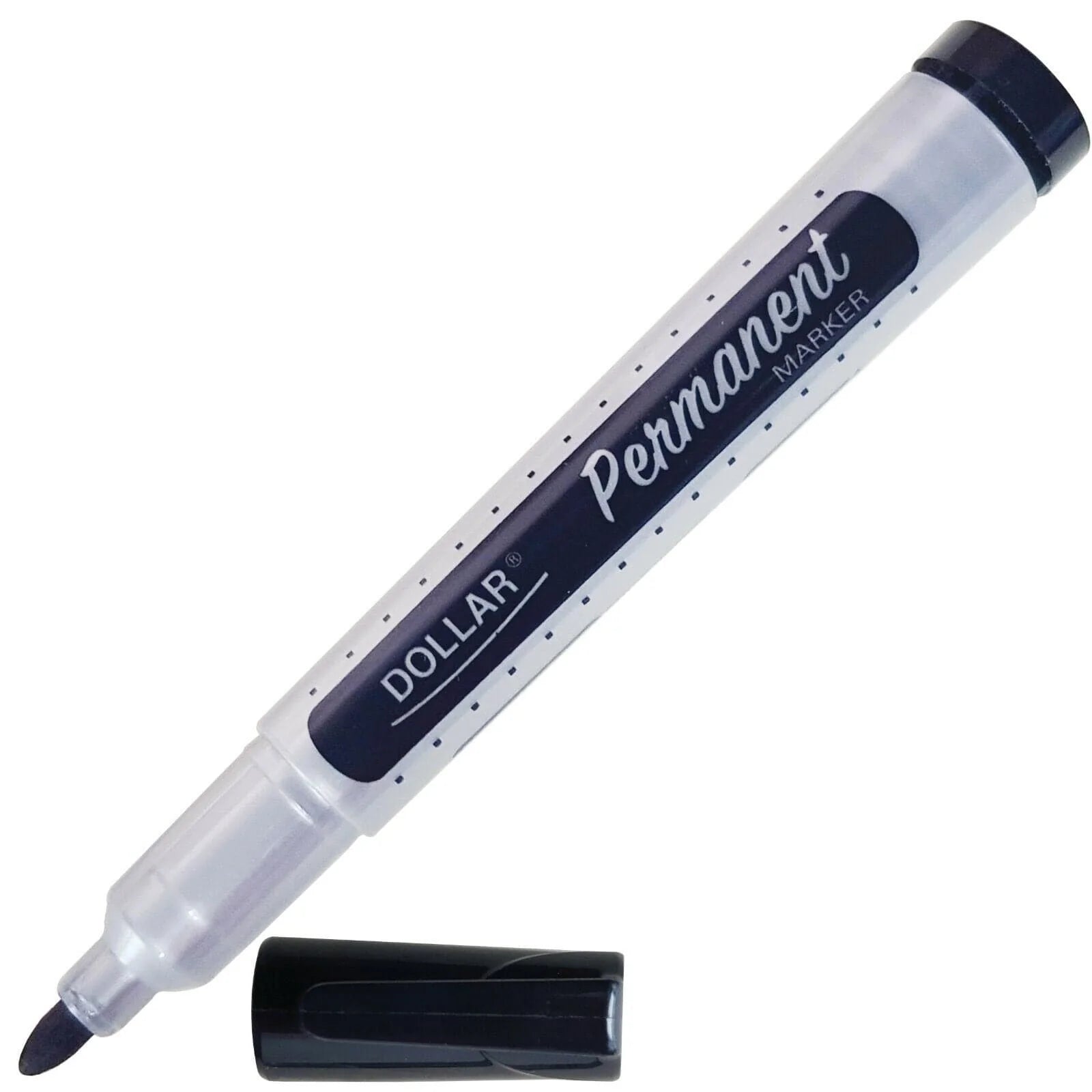 Dollar Round Tip Permanent Marker black