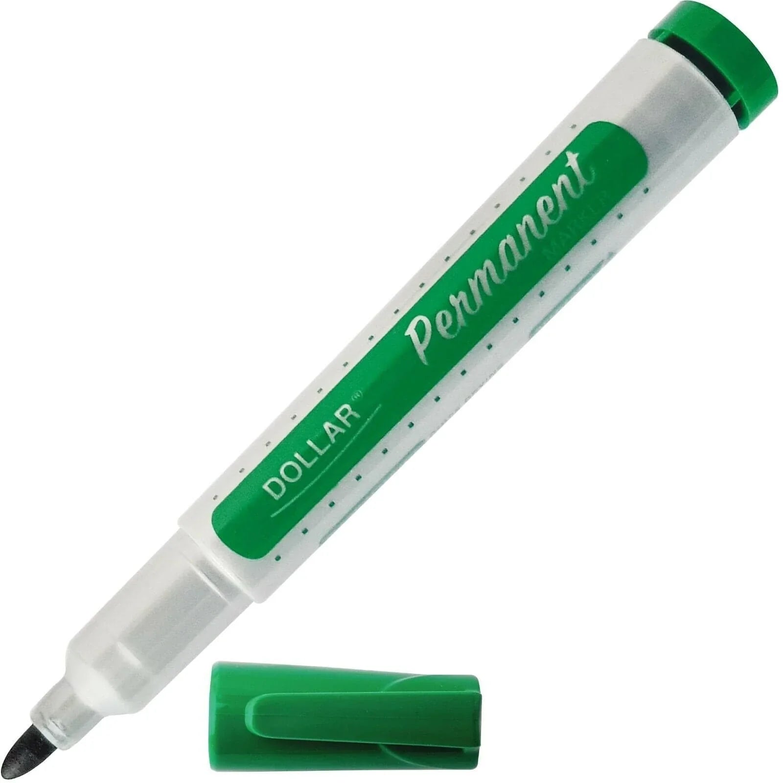 Dollar Round Tip Permanent Marker green