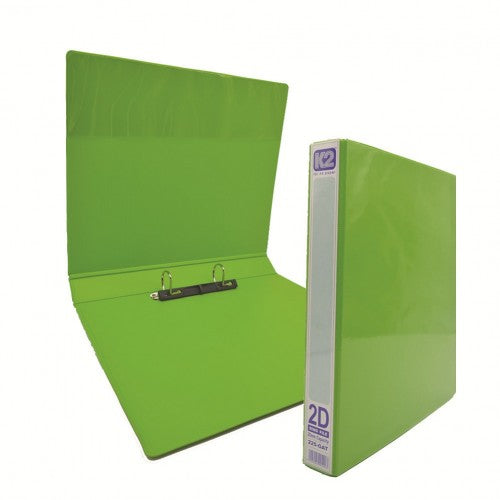 PVC ring File green