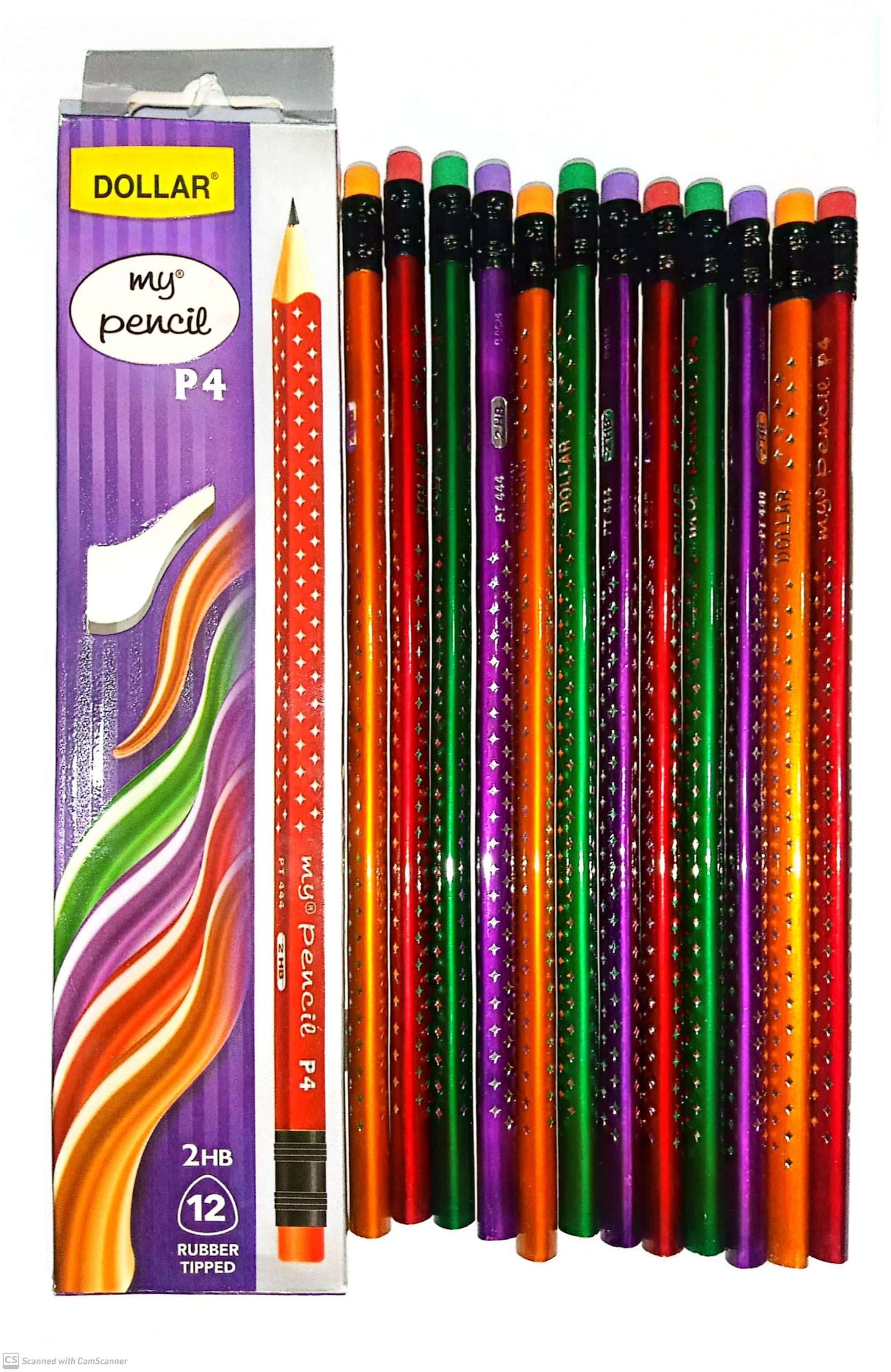 Dollar My pencil P4 444 with eraser (12pcs pack