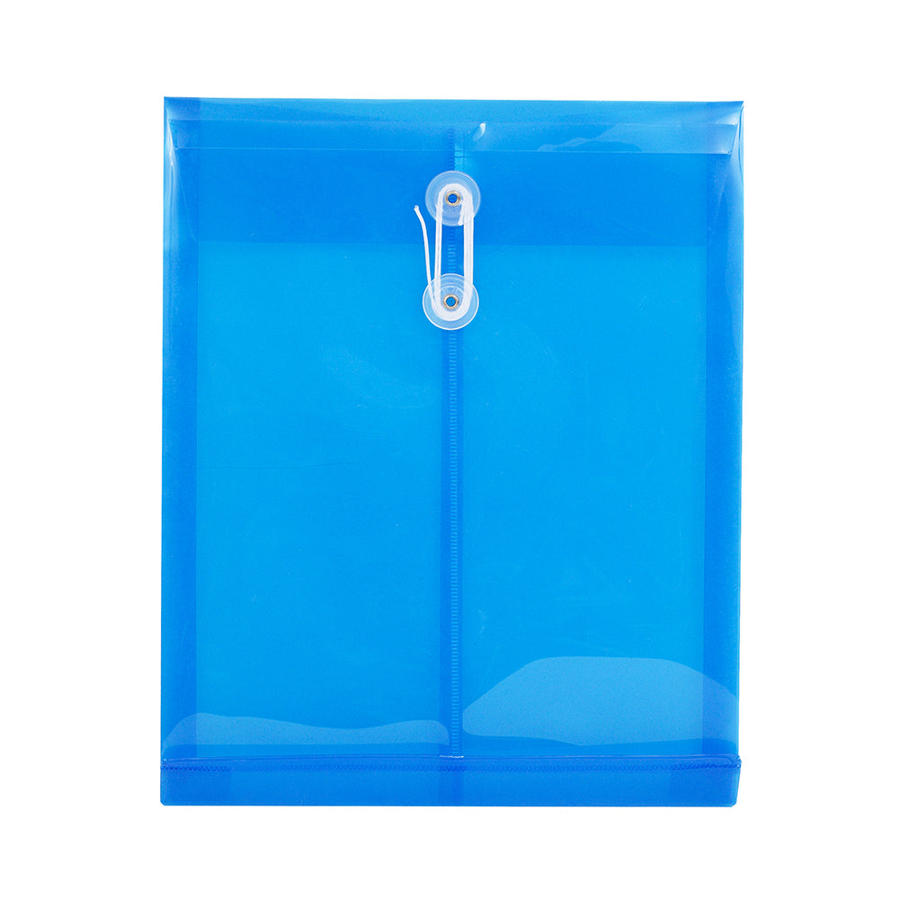 Vertical plastic envelope