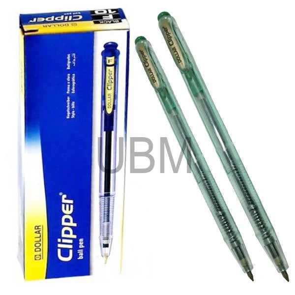 DOLLAR BALL PEN CLIPPER GREEN