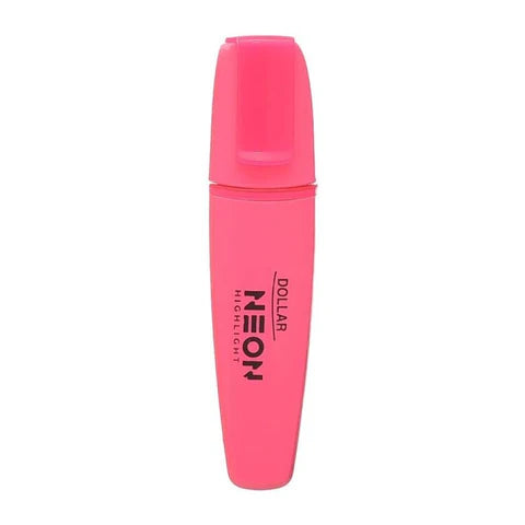 Dollar Neon Highlighter pink colour