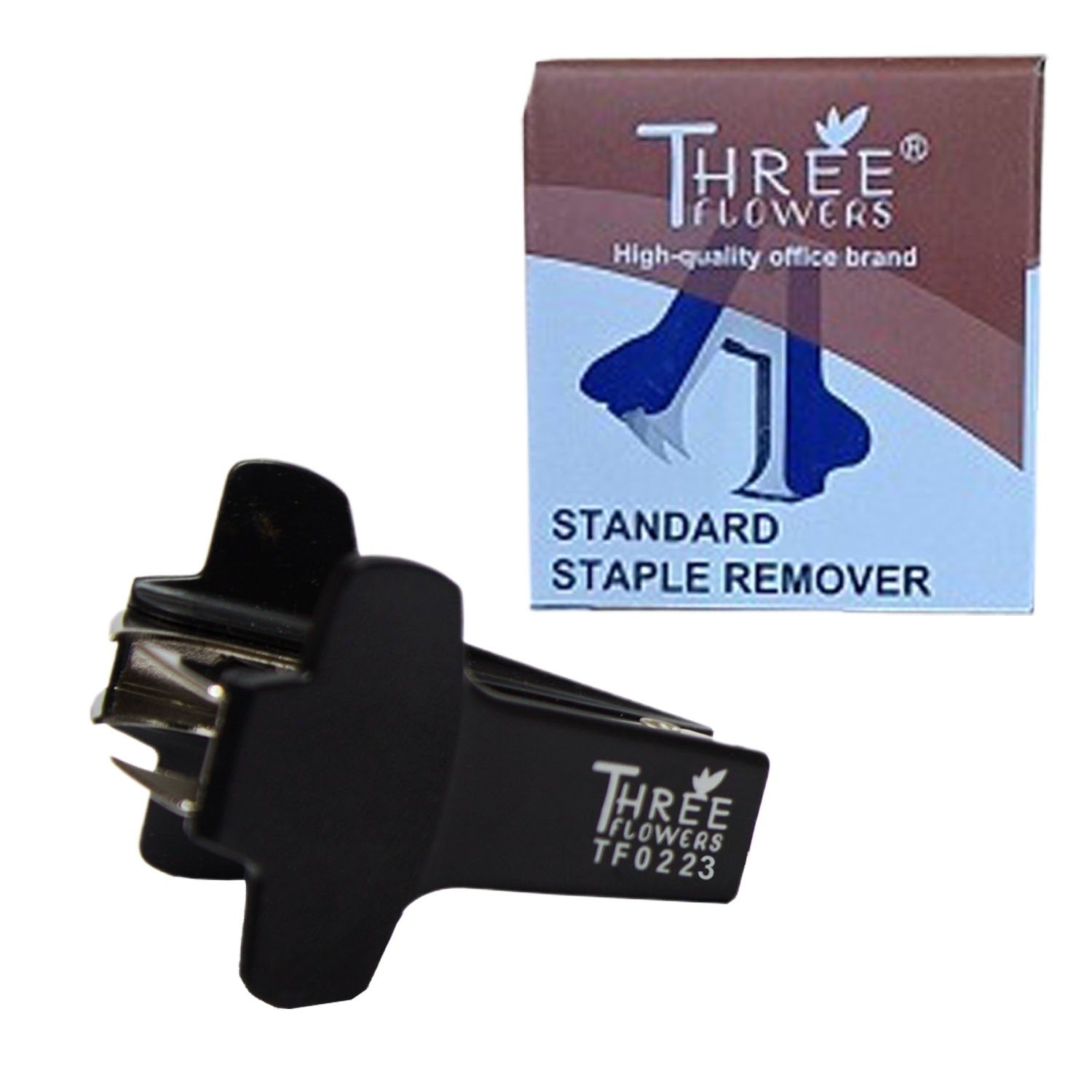 Staple Pin Remover | for 24/6 & 10# Staples | Best for Office and School daily usage | Three Flowers