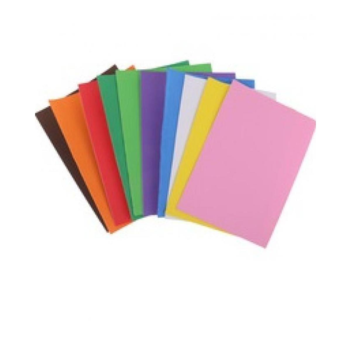 Pack Of 12 - Fomic Sheets A4 Size For Art Work - Multicolor