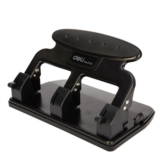 Deli E0116 Metal 3-Hole Punch Machine