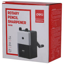 deli School Rotary Sharpener, E0619B, Assorted, Assorted colors