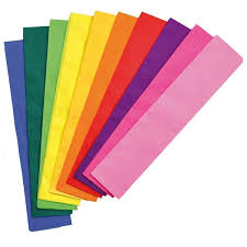 crepe paper pack of 12